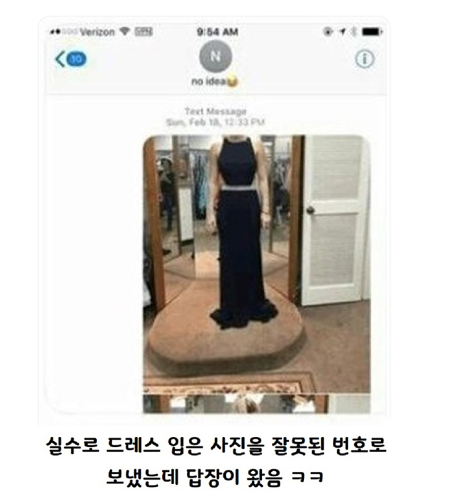실수로-드레스-입은-사진을-잘못-보냄-0-이미지