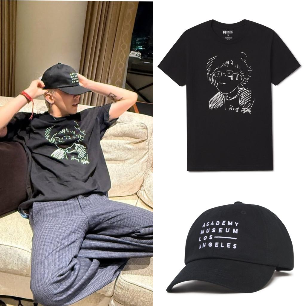 봉준호-전시회-방문해서-봉준호-굿즈-옷-착용한-지드래곤-0-이미지