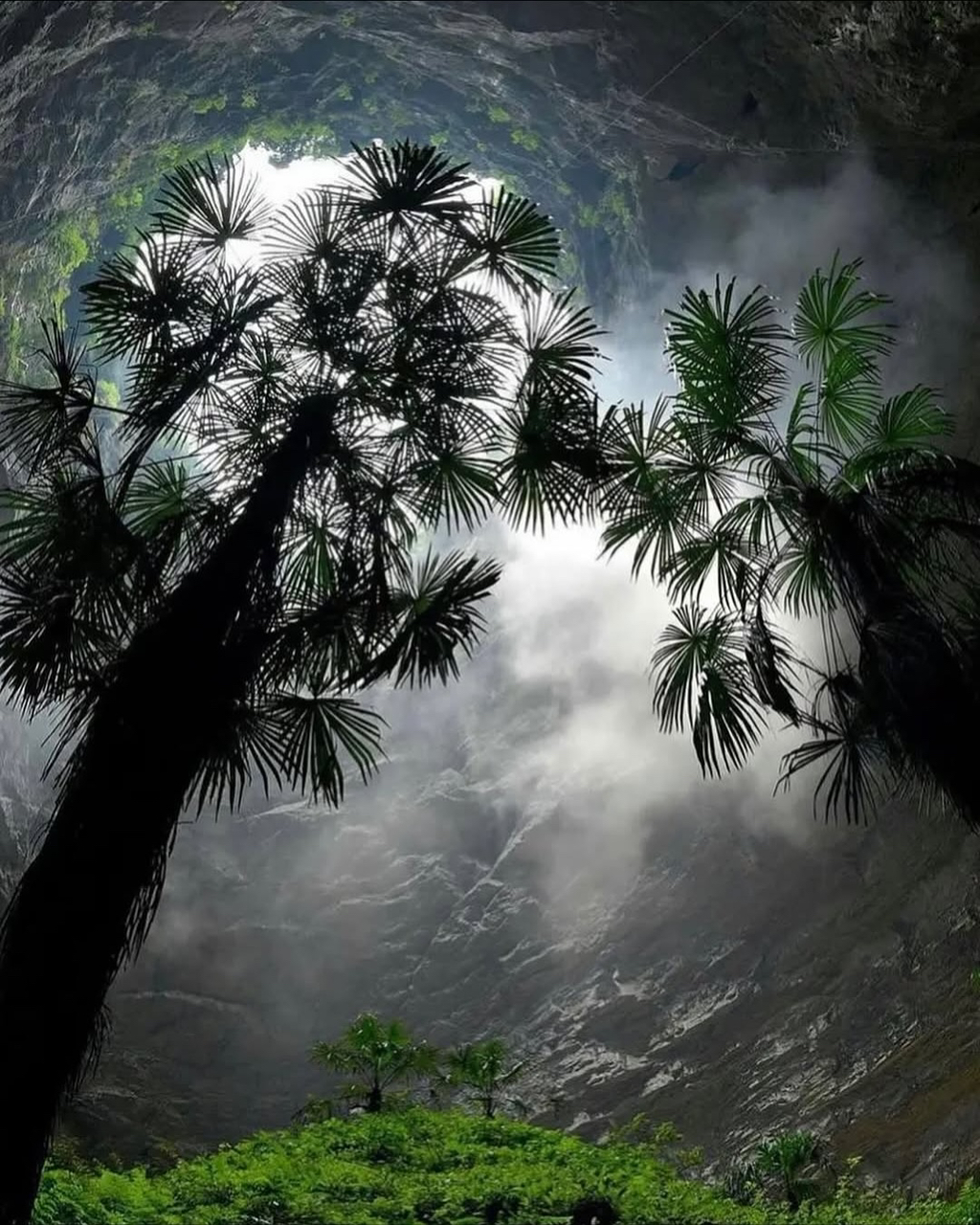 중국-씽크홀-원시림-8-이미지