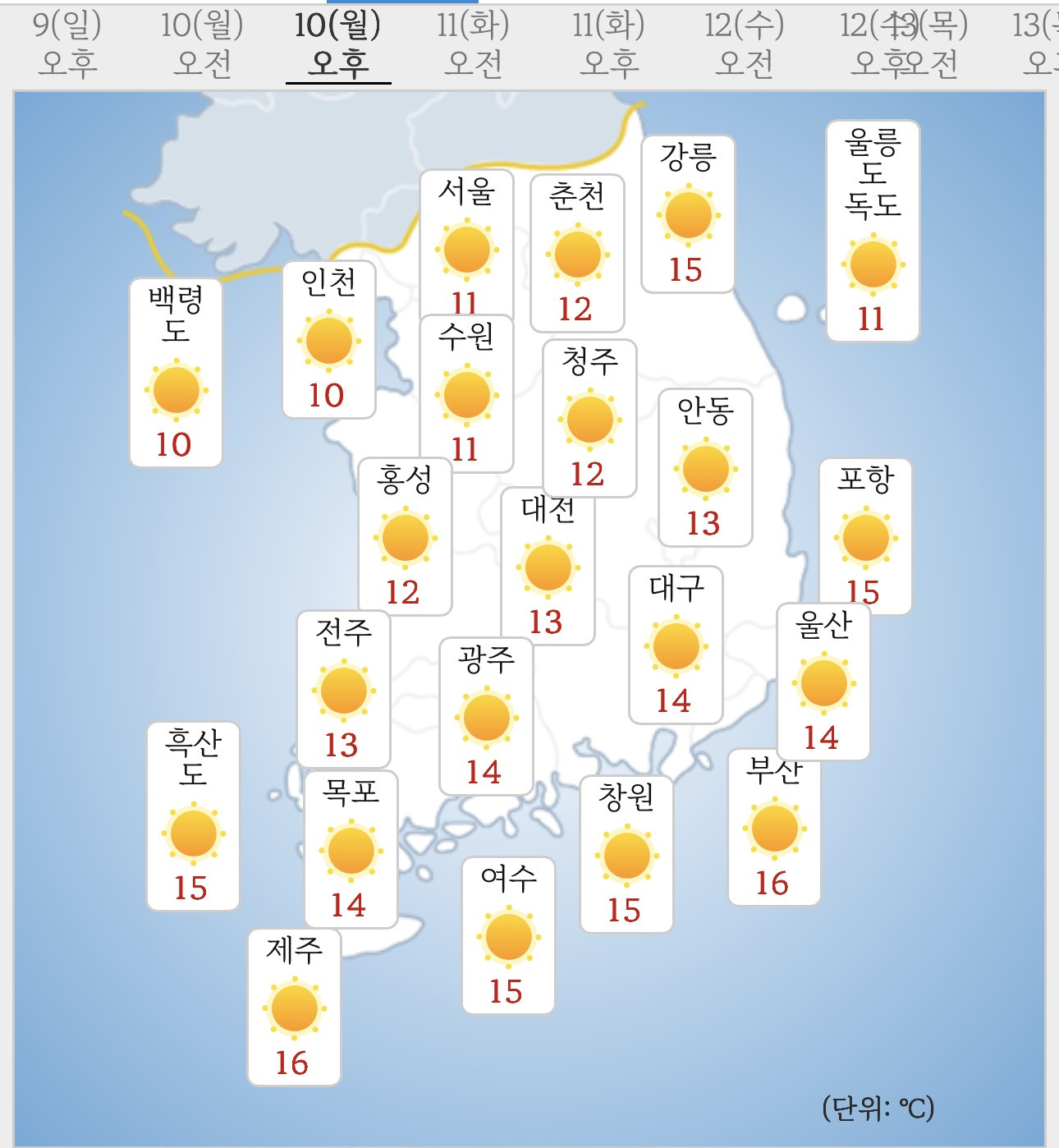 다시-쌀쌀해지는-월요일-날씨-예보-1-이미지