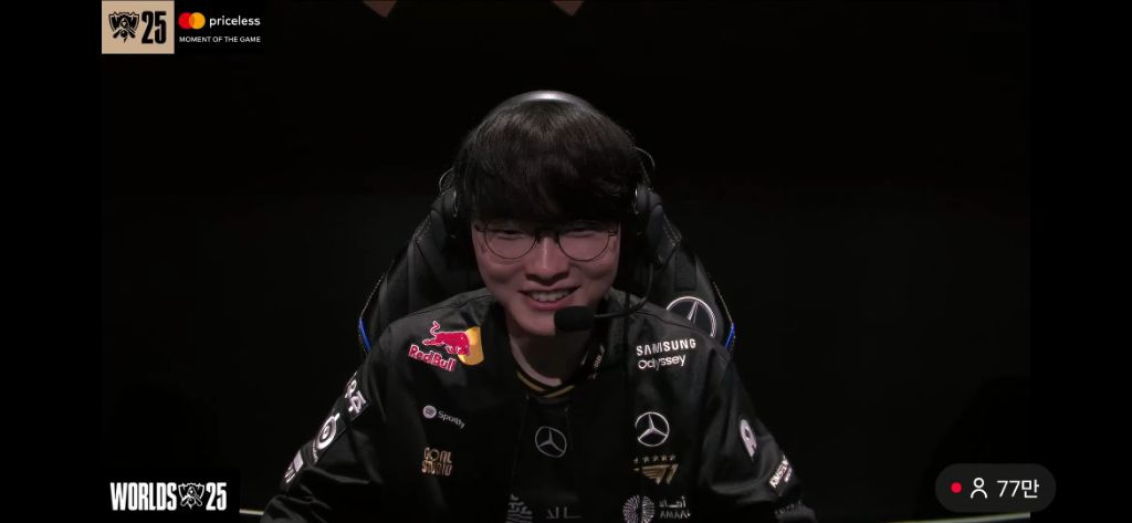 [2025-월드-챔피언십-결승전]2대1로-지고있는데-웃고-있는-페이커ㄷㄷ-0-이미지