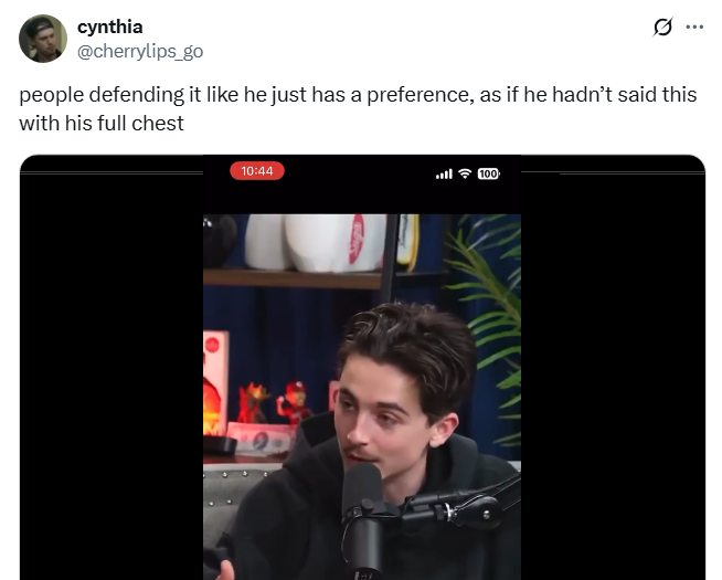 현재-파묘돼서-반응-최악인-티모시-샬라메-인터뷰...twt-0-이미지