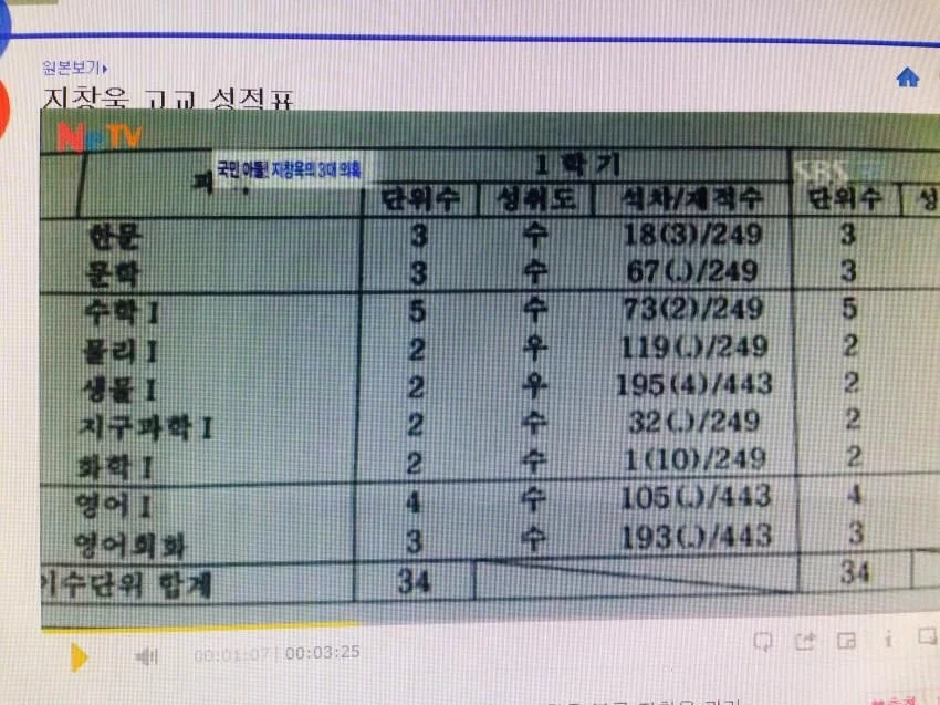레전드인-지창욱-고등학교-성적표-1-이미지