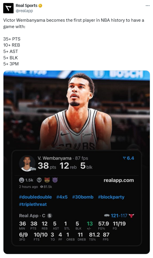 오늘-NBA-역사상-최초의-기록을-세운-빅터-웸반야마-0-이미지