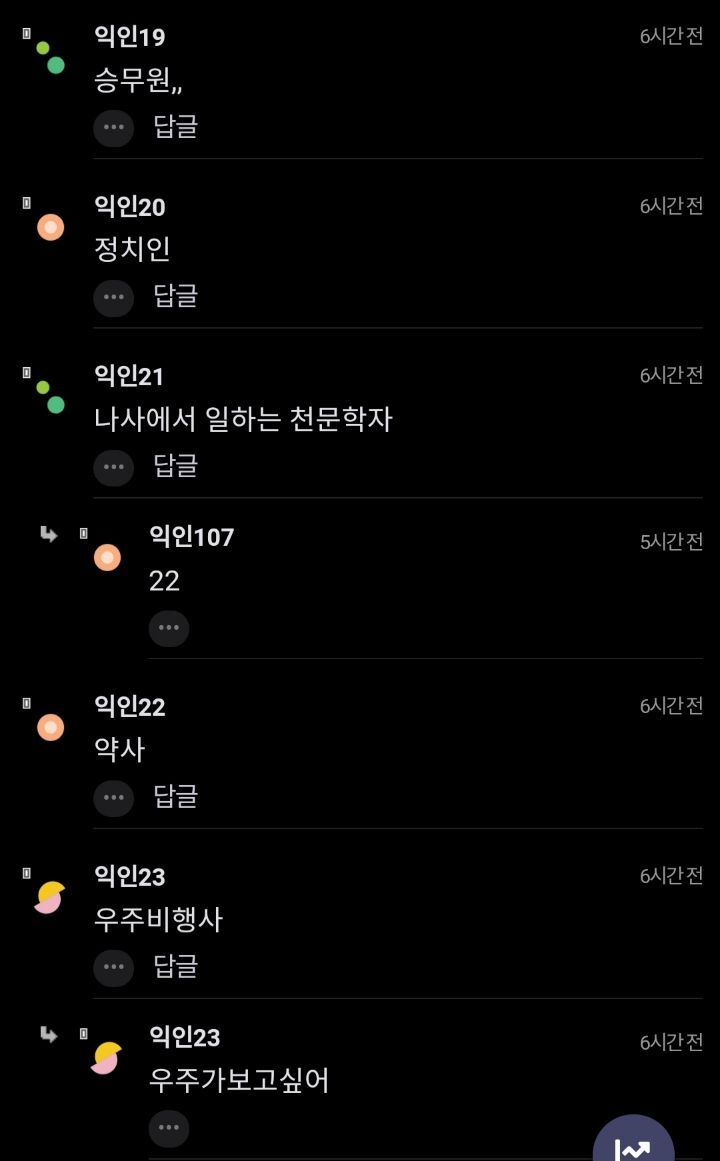 다들-현실-상관없이-되고싶은-직업-뭐야?-2-이미지