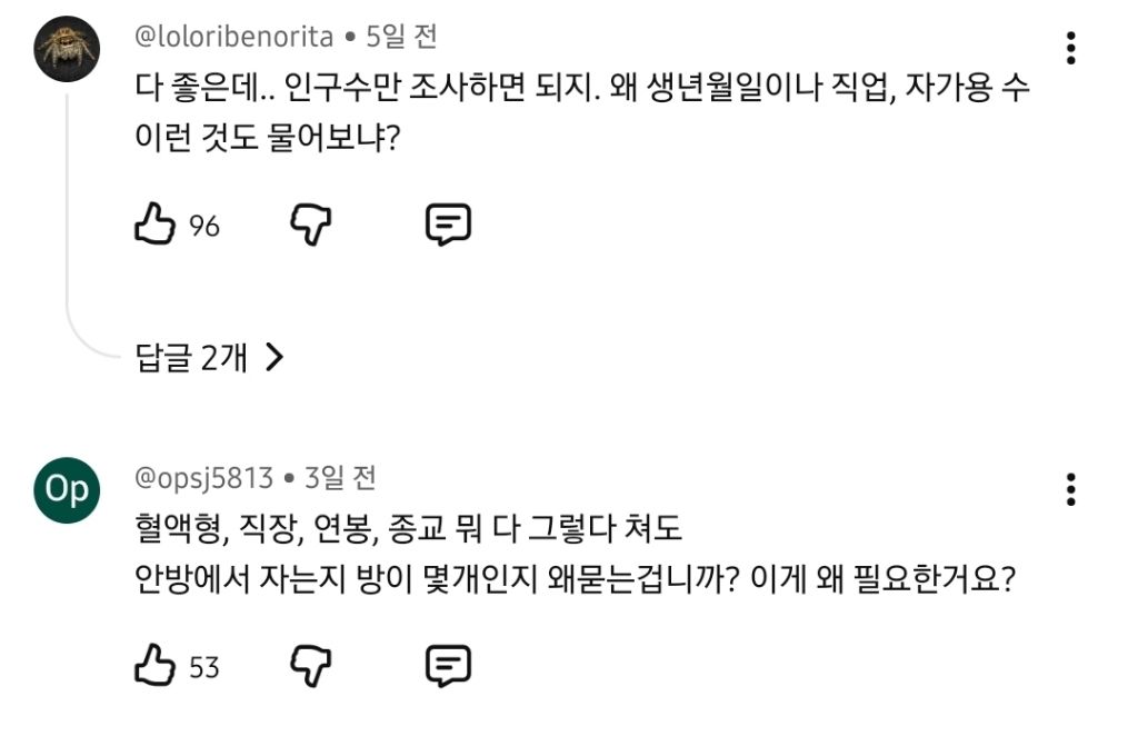 질문이-불쾌하다는-인구주택총조사-문항-2-이미지