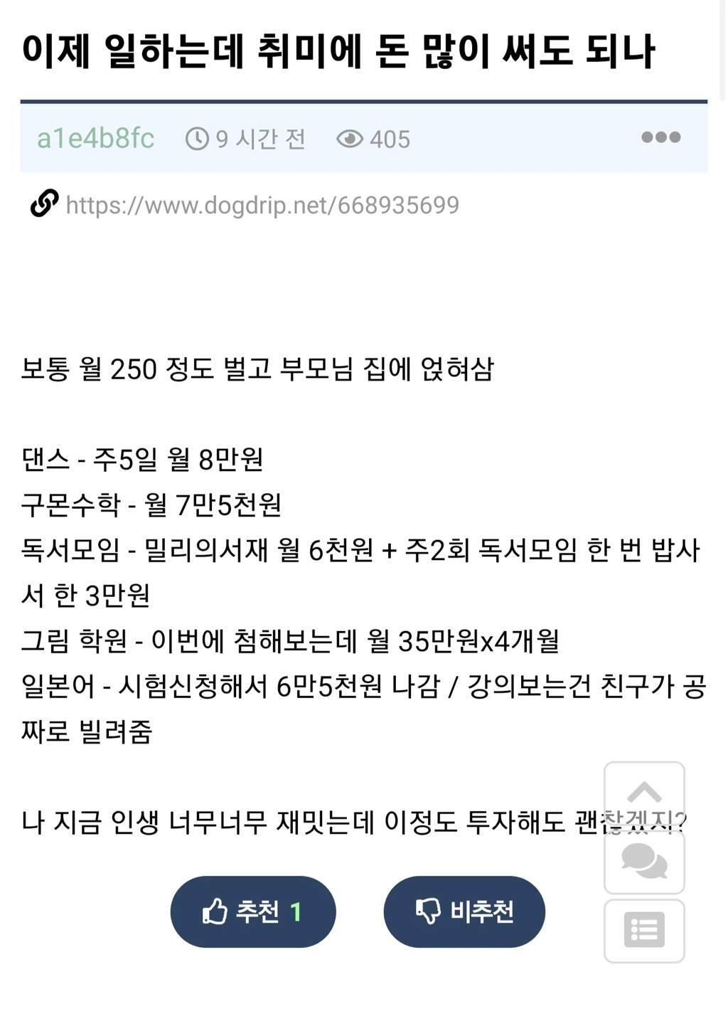 월급-250인데-취미에-돈-많이-써도-되나-1-이미지