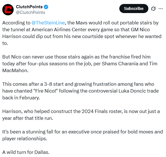 댈러스는-니코-해리슨이-코트-사이드-자리에서-언제든-빠져나갈-수-있도록-홈경기장에-이동식-계단을-설치했음-1-이미지