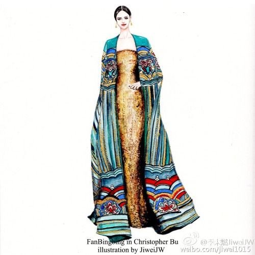 5년전-멧갈라에서-한국-단청무늬-드레스-입은-판빙빙.jpg-13-이미지