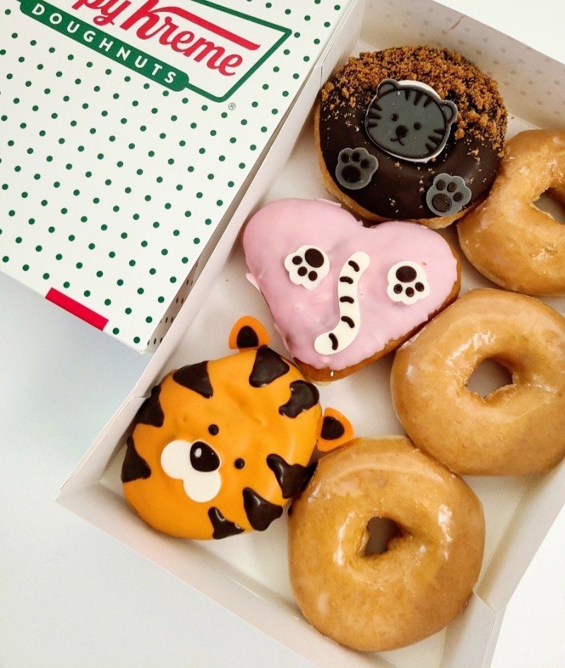크리스피-도넛-미피-콜라보-반전-실물...-+++-작년-호랑이-도넛-7-이미지