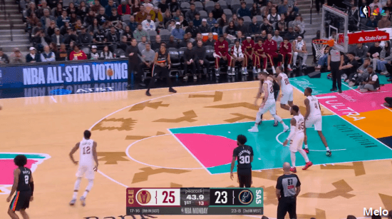 웸반야마-원레그-러닝-3점-ㅋㅋㅋㅋㅋㅋ.gif-0-이미지