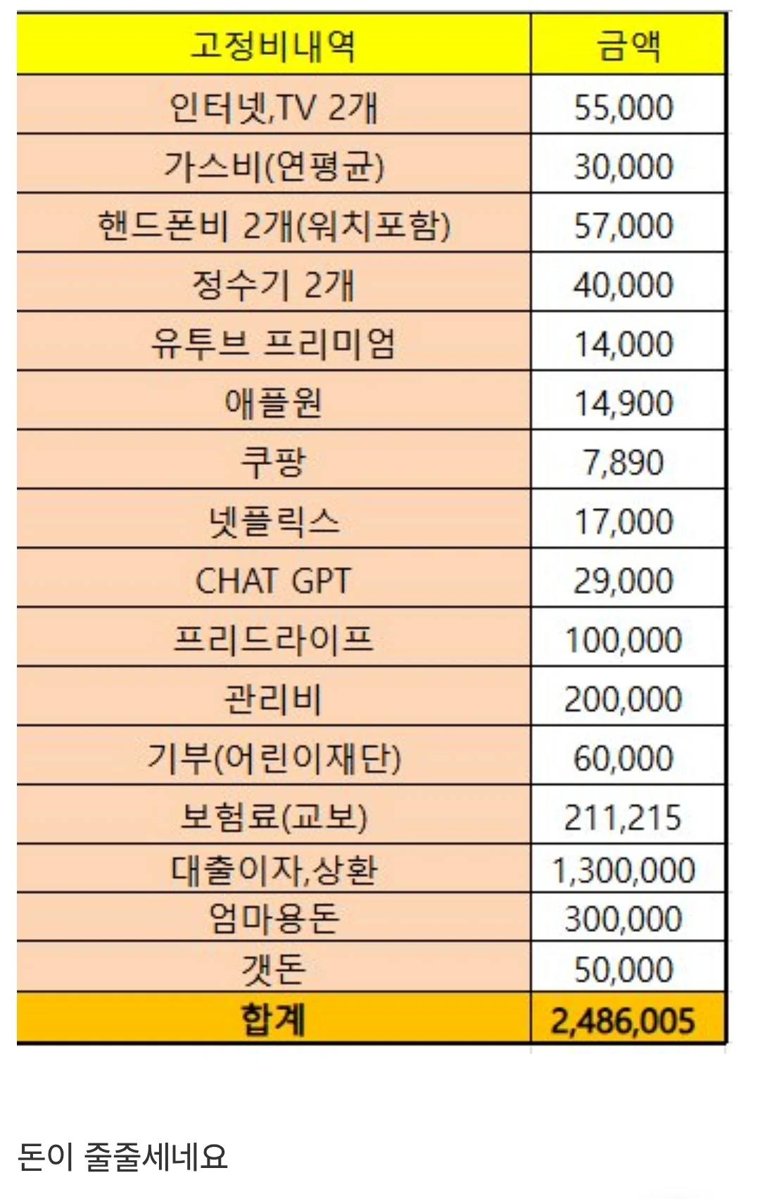 숨만-쉬어도-250만원-나간다는-40대-독거남-1-이미지