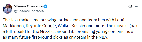 [NBA]멤피스-자렌-잭슨-주니어---유타-재즈로-트레이드-3-이미지