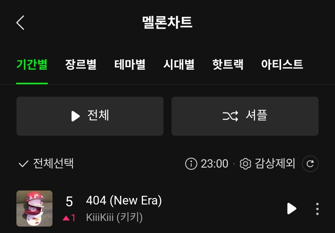 실시간-커리어하이-갱신중인-키키-음원-순위.jpg-0-이미지