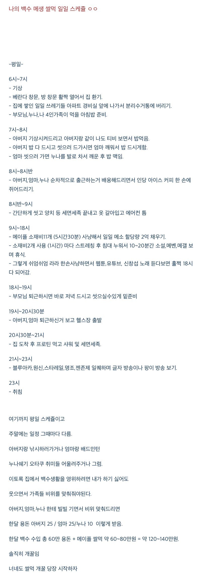 -메--쌀먹하는-백수-청년의-일과-0-이미지