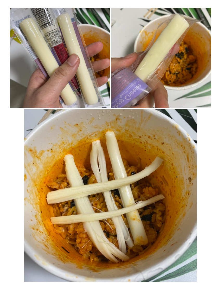 몇년전에-한창-유행했던-불닭-+-삼각김밥-+-치즈-조합-4-이미지