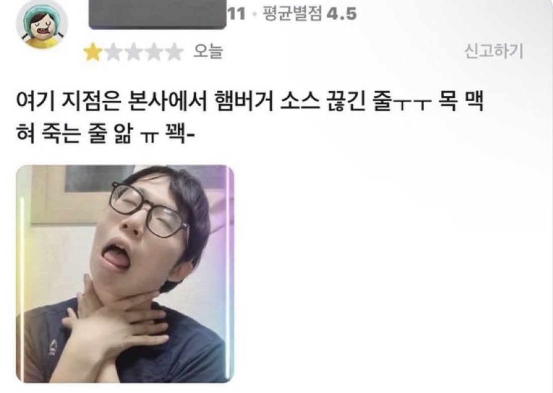 자존감-낮아질때-우리동네-맥도날드-배민리뷰-봄-악플-개많은데도-꿋꿋이-햄버거를-배달하는게-퀸력있음.twt-3-이미지