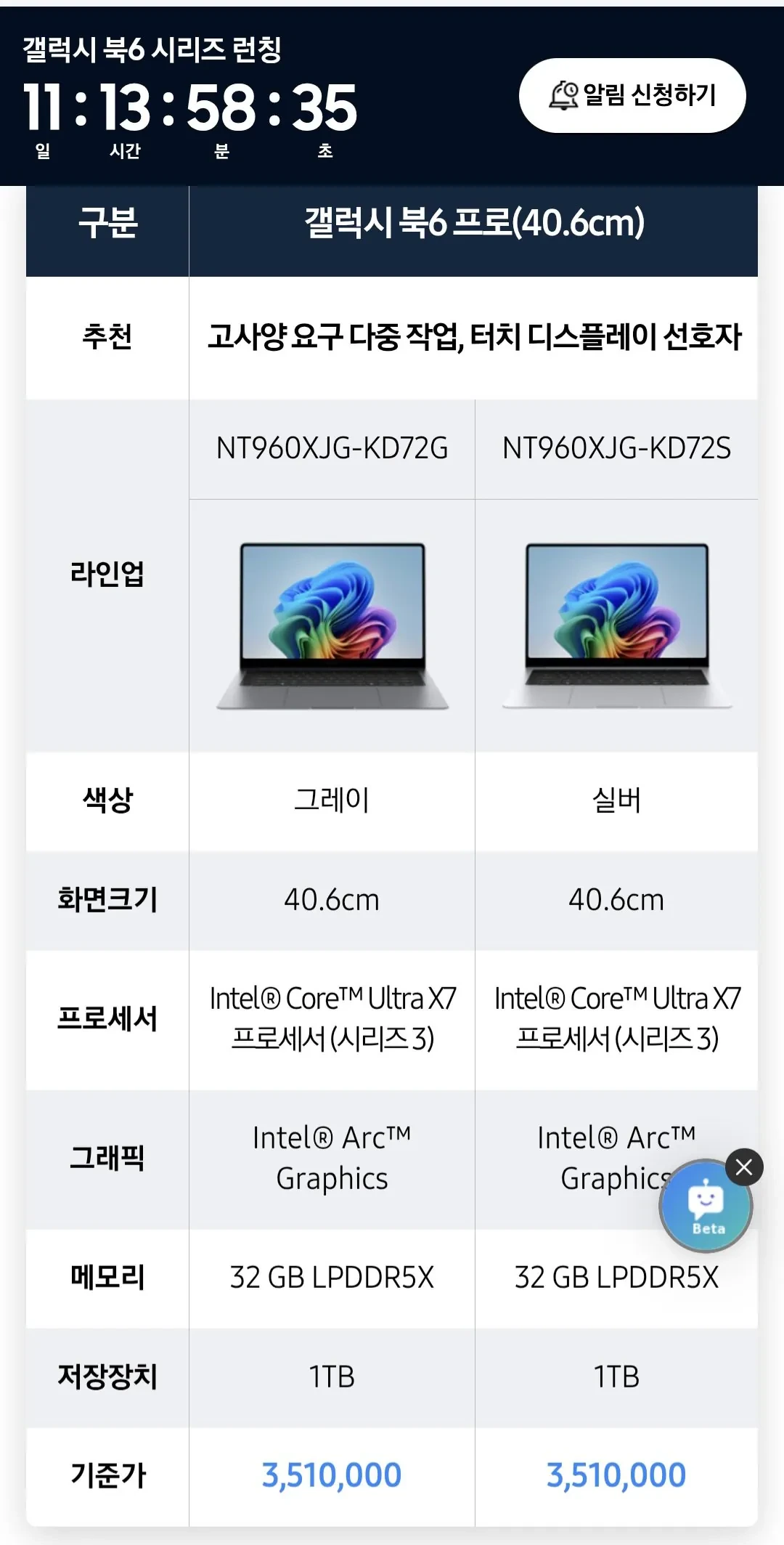램가격-이슈가-반영된-갤럭시북6-시리즈-런칭가격-공개-1-이미지