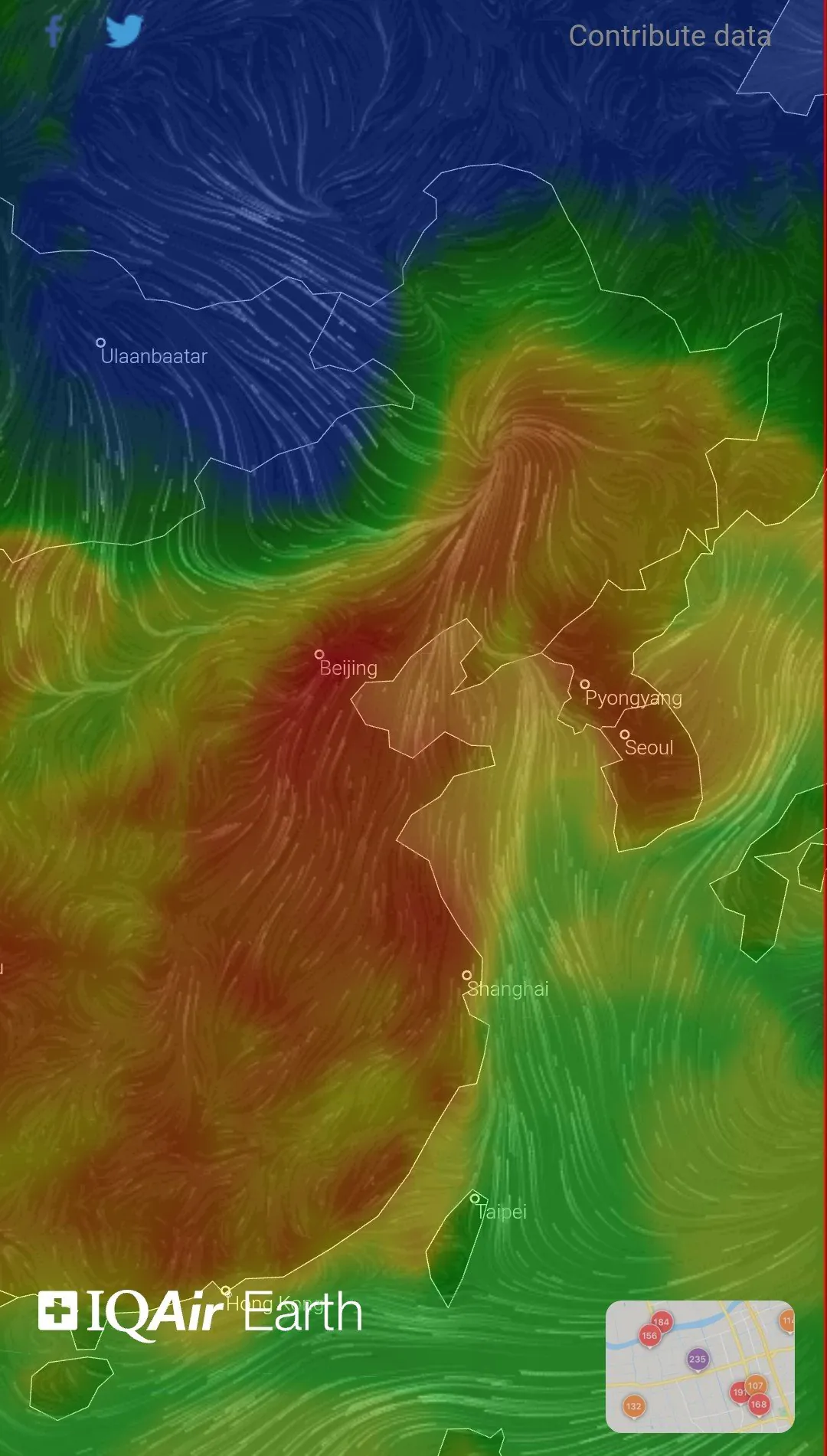 오늘-초고농도-중금속1등급-발암물질-품은-중국발-미세먼지에-뒤덮힌-한반도-4-이미지