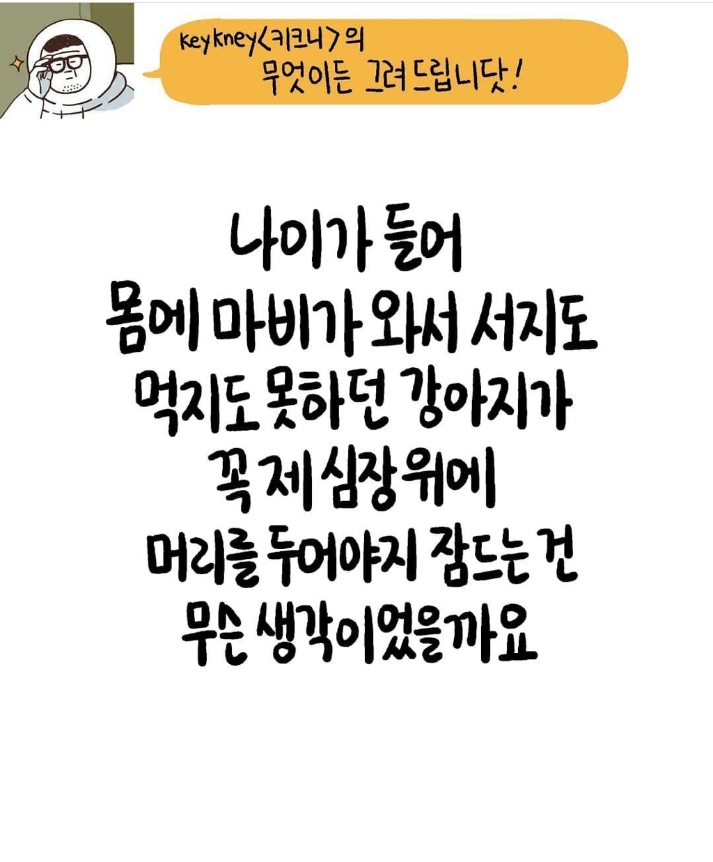 견주와-집사들이-보면-눈물나는-키크니-일러스트들.jpg-14-이미지