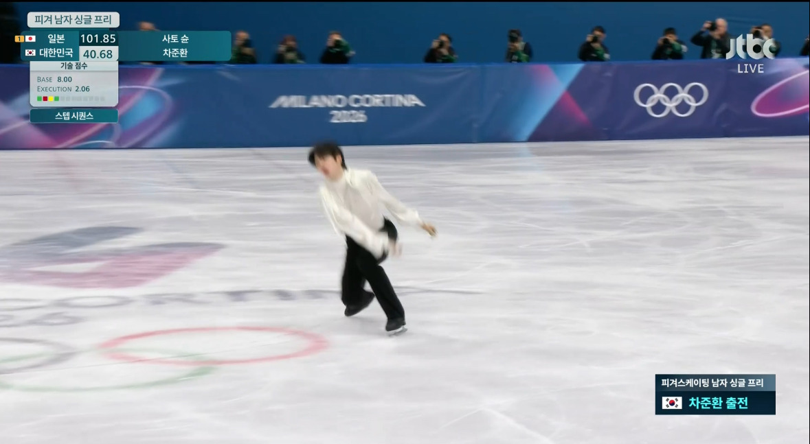 속보)-대한민국-차준환!-동계올림픽-피겨스케이팅-남자-싱글-쇼트-프리-최종-합계-4위-기록!-7-이미지
