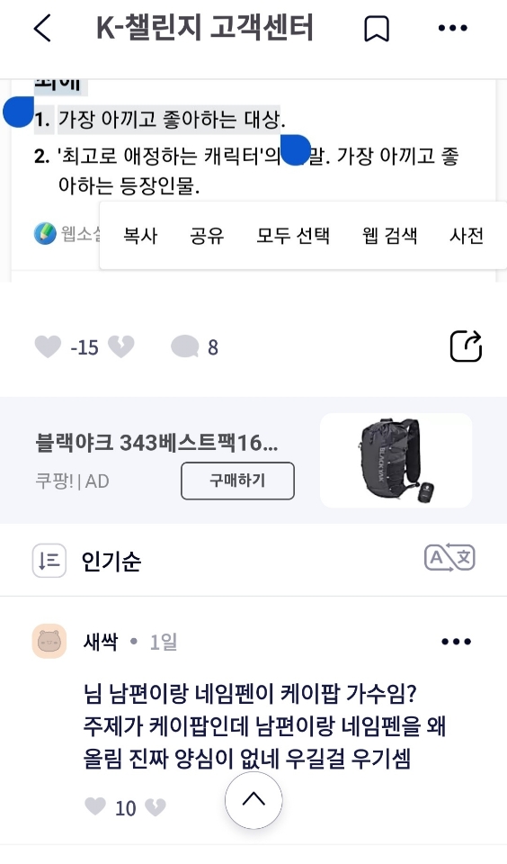 케이팝-커뮤니티-이벤트에-항의하는-기혼인-5-이미지