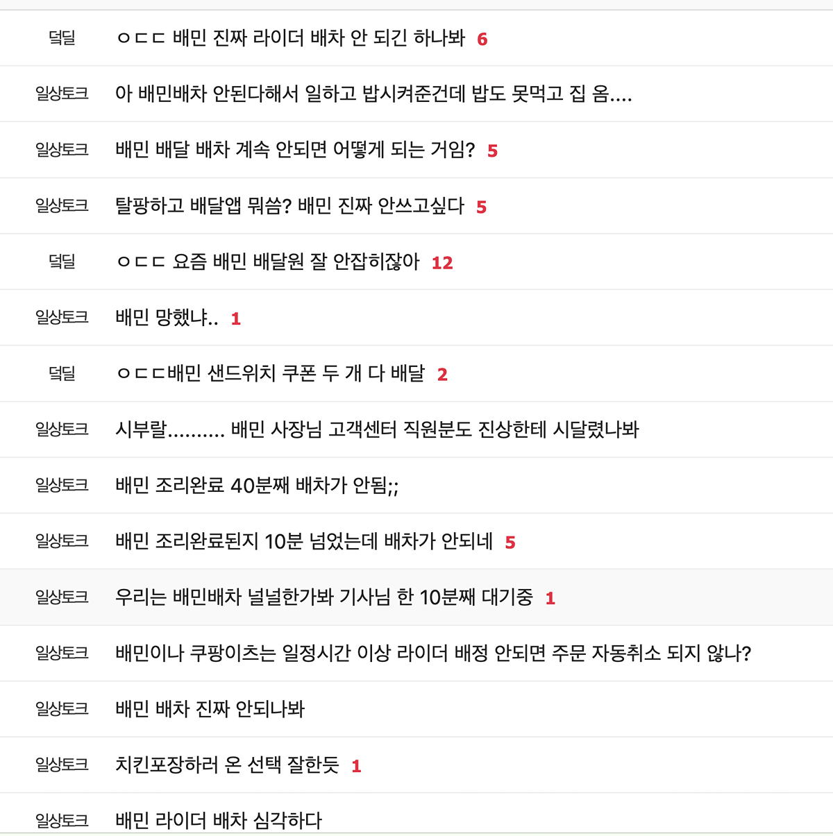 나아질-생각을-안하는-배달의-민족-배차상황-0-이미지