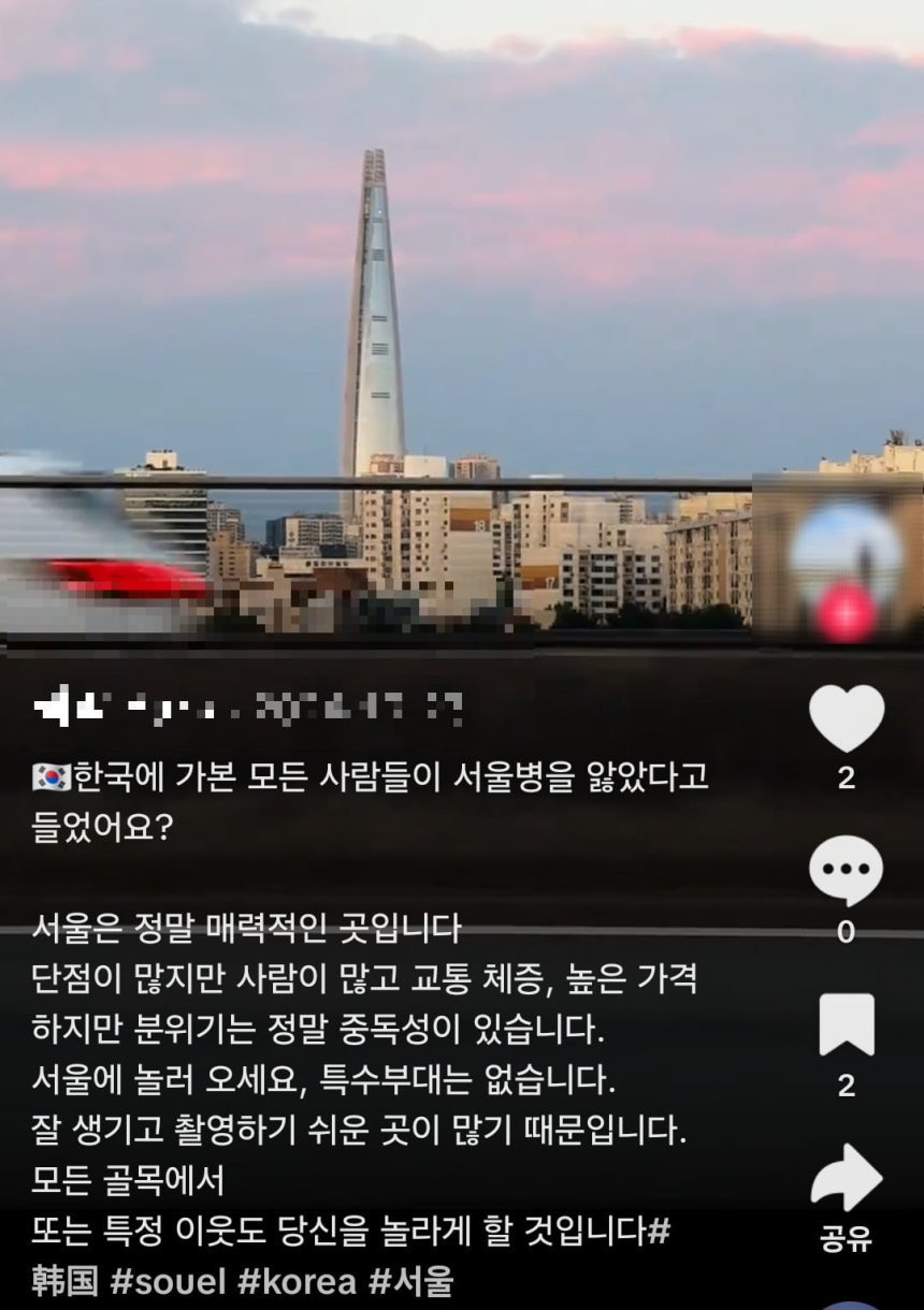 "한강이-너무-그리워요"…중국-MZ들에-퍼지는-'서울병'-[트렌드+]-2-이미지