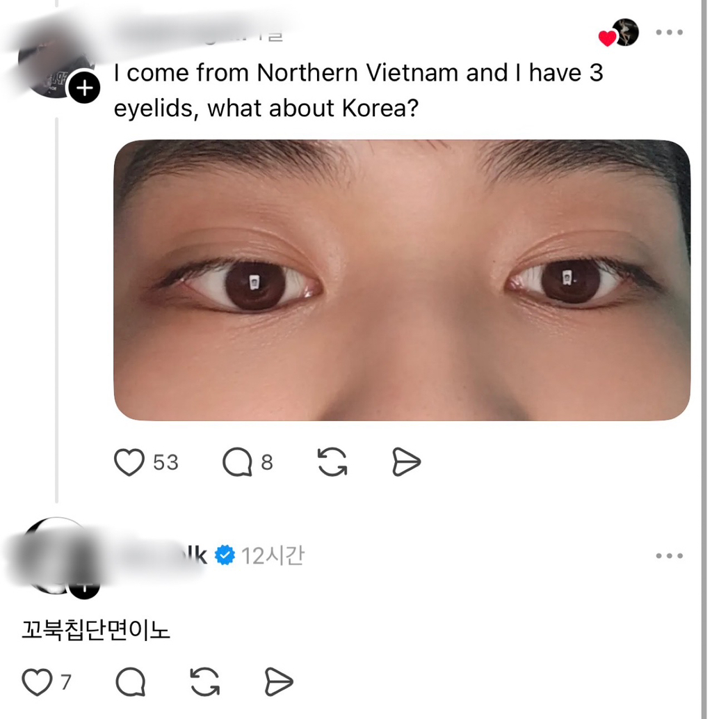 나-베트남-사람이고-쌍꺼풀이-세겹이야-한국인은?.threads-0-이미지