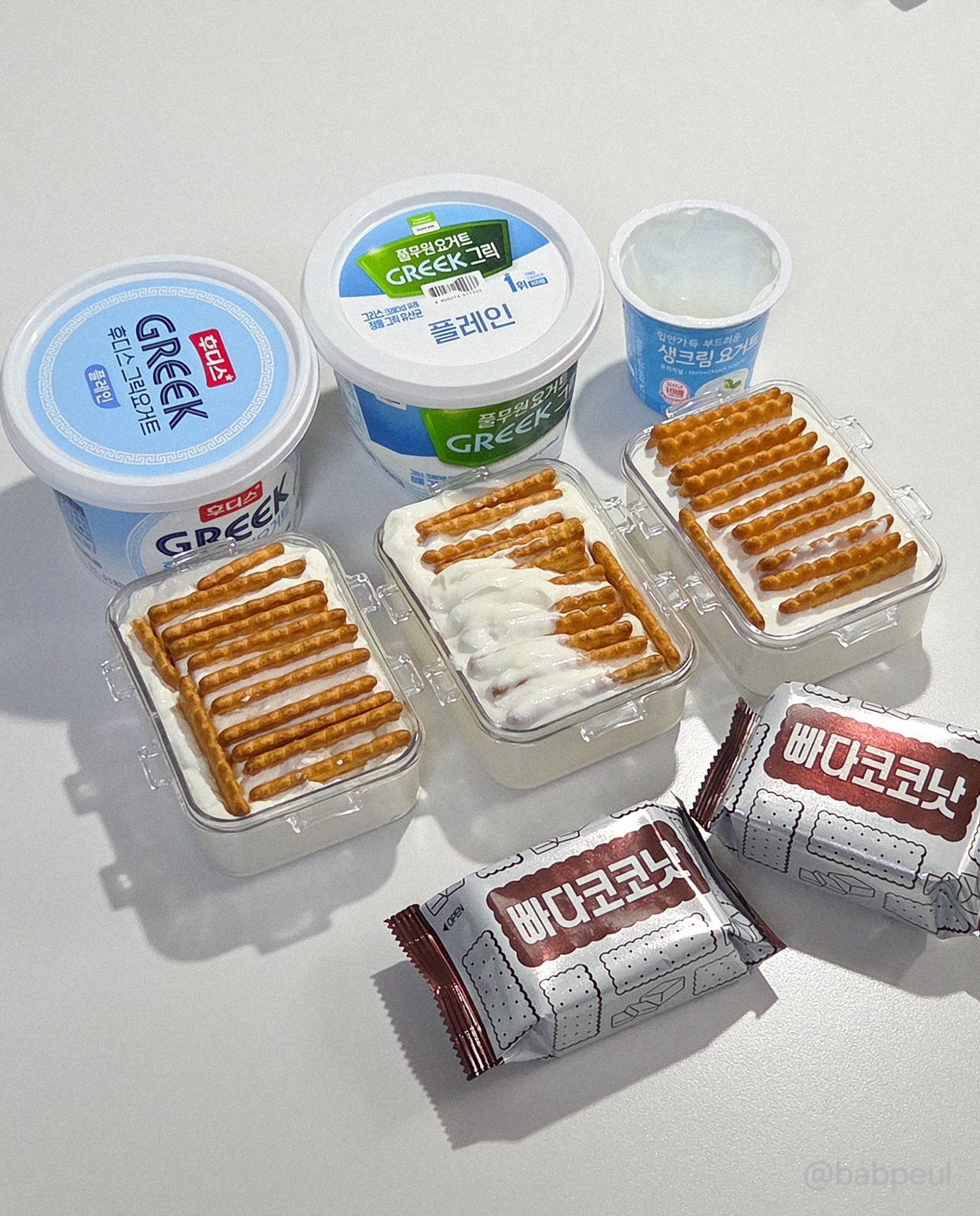 유행중인-'요거트+과자로-치즈케이크-만들기'-여러개로-비교-실험해본-사람.twt-1-이미지