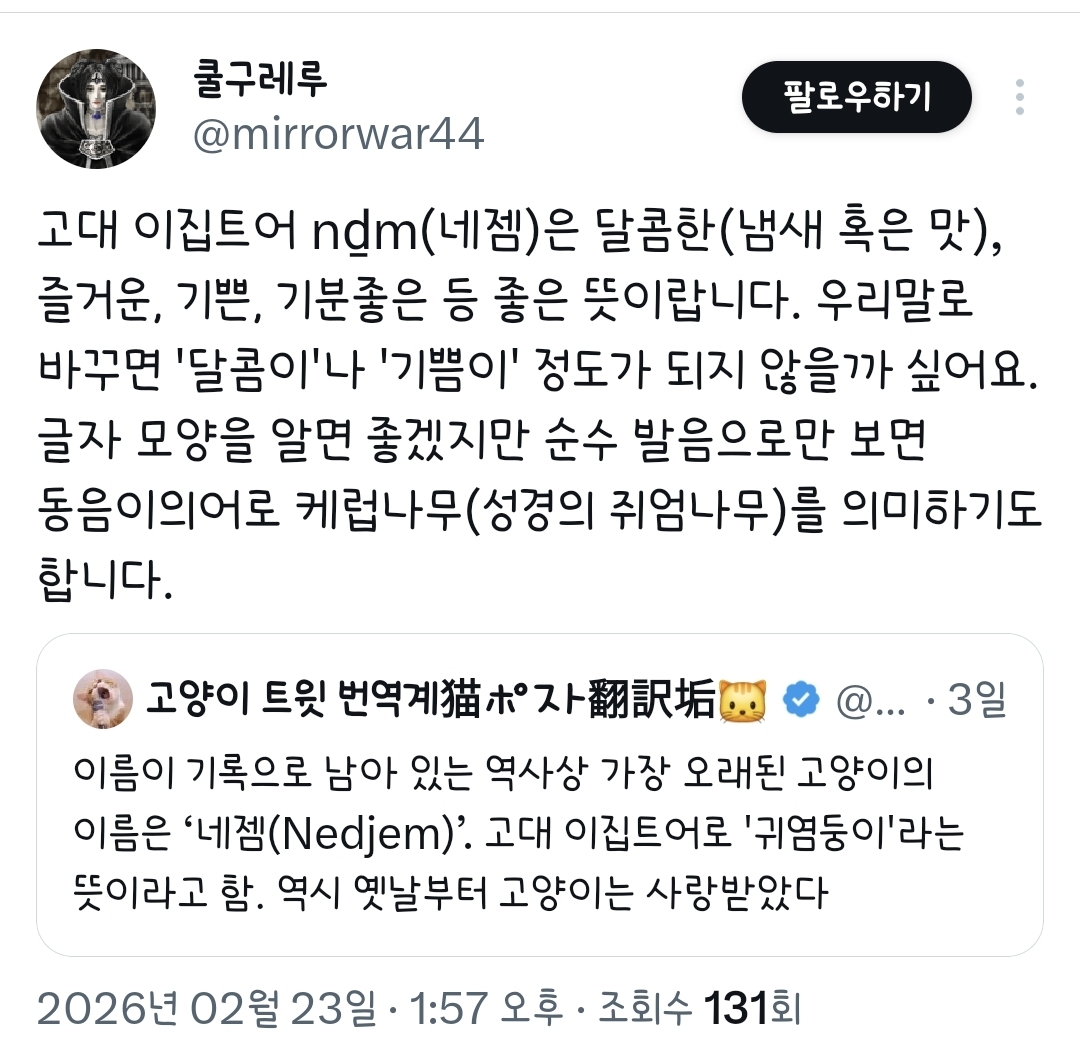 인류-역사상-가장-오래된-고양이의-이름-1-이미지