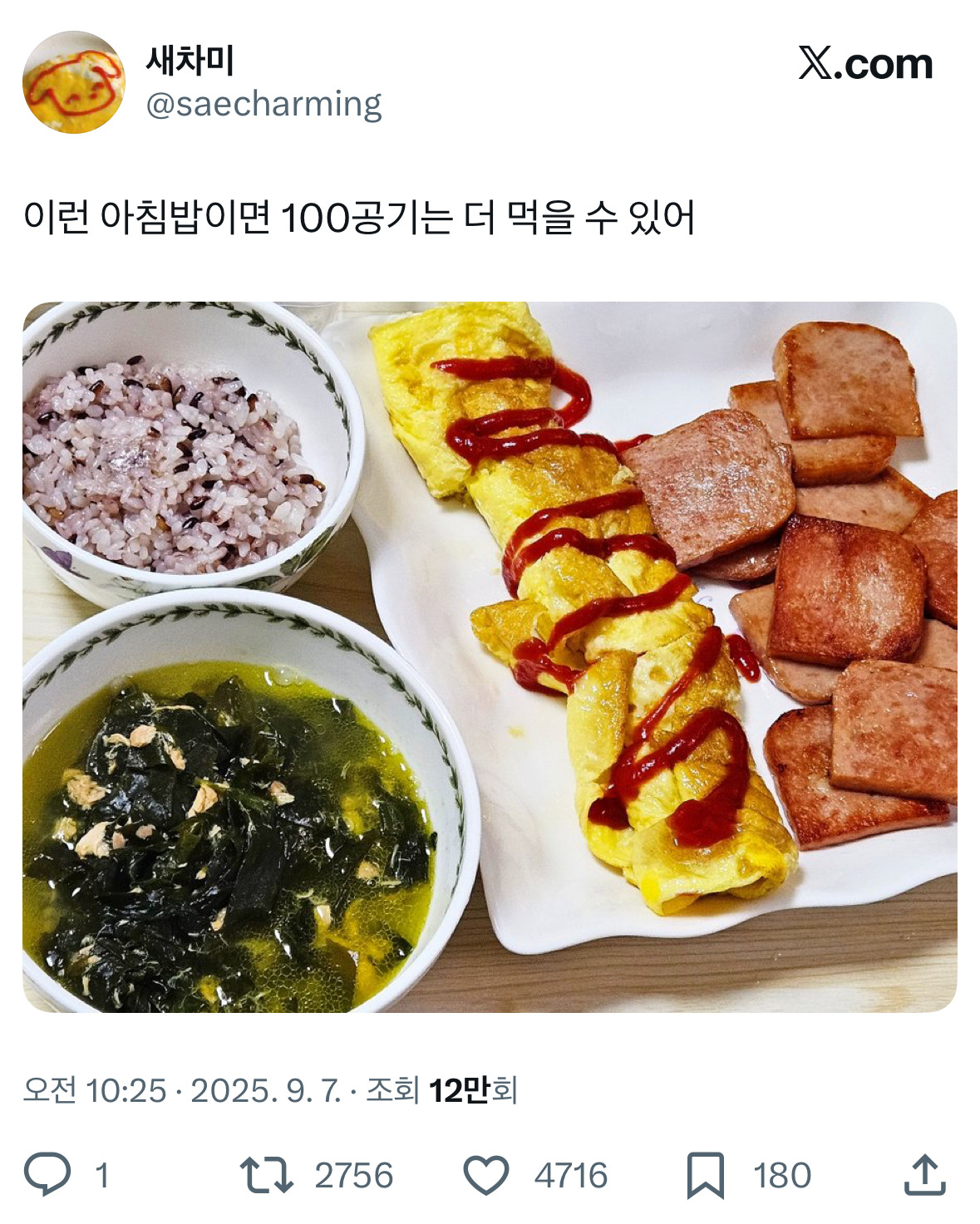 이런-아침밥이면-100공기는-더-먹을-수-있어.x-1-이미지