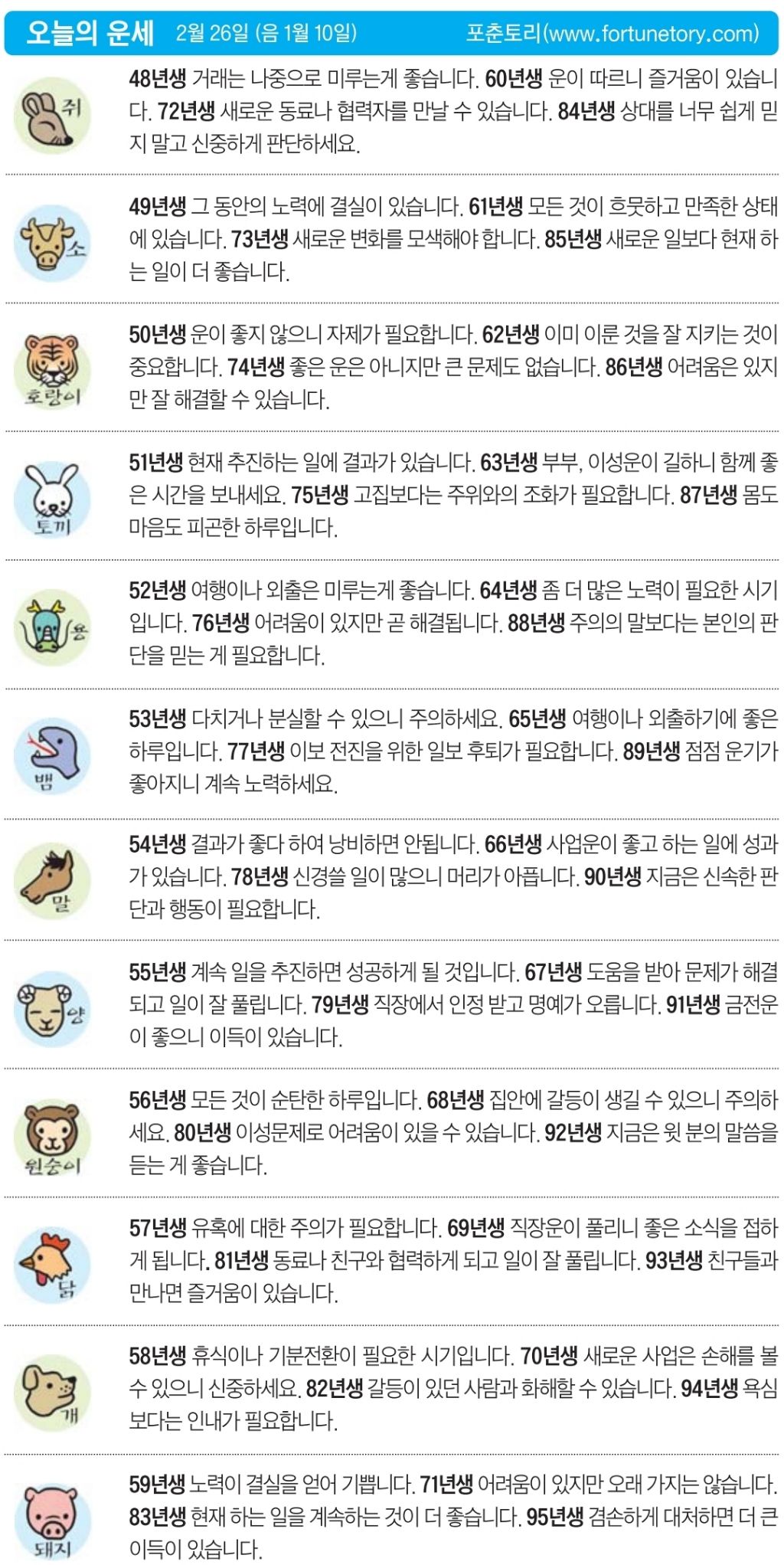 2월-26일-목요일-오늘의-운세-3-이미지