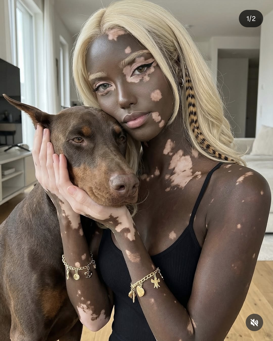 백인-엄마와-백반증-있는-흑인-아빠-사이에서-낳은-딸-11-이미지