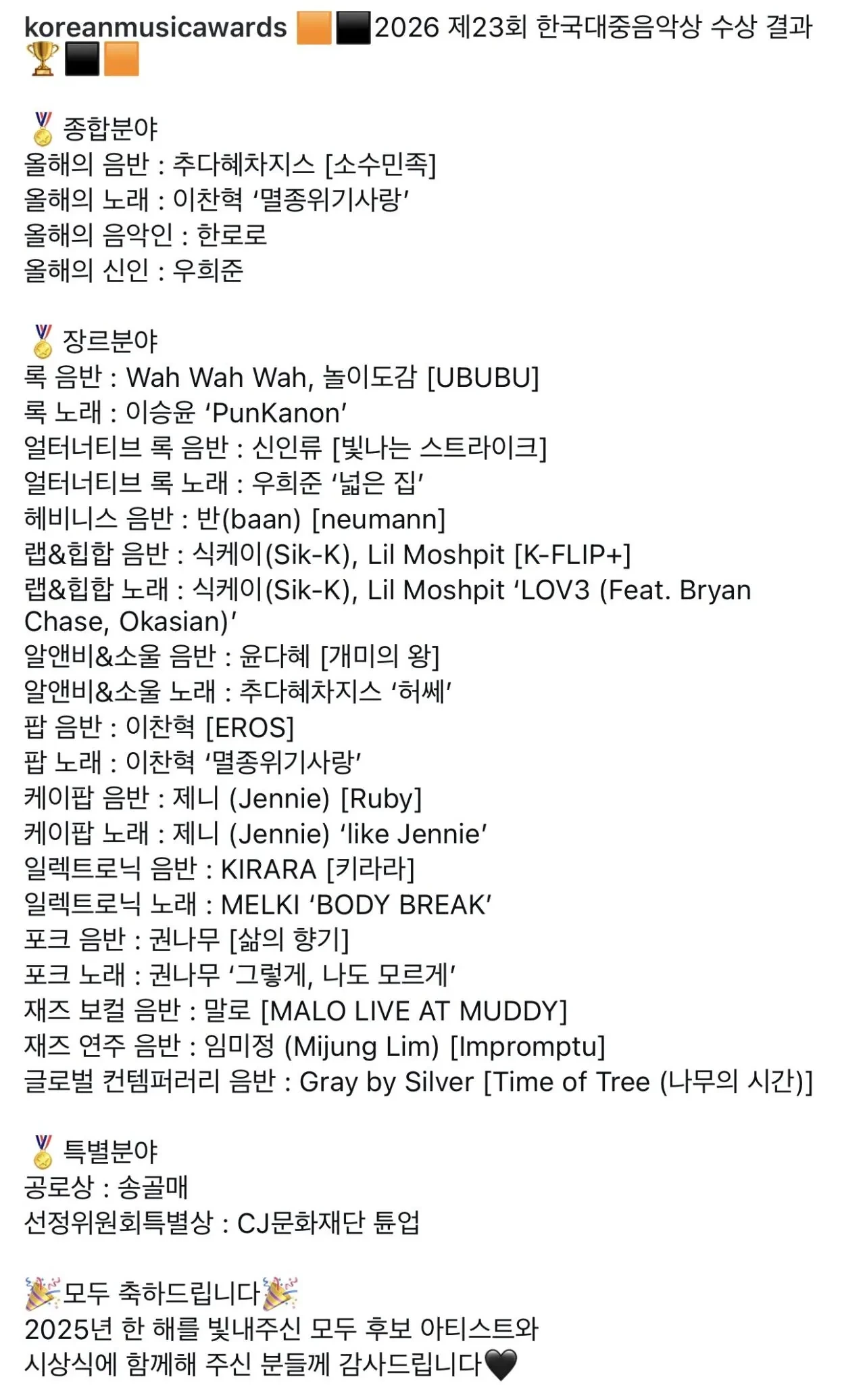 제-23회-한국대중음악상-수상결과-1-이미지