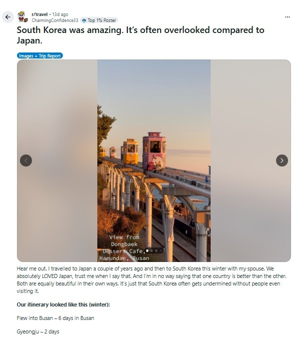 왜인지-모르겠지만-해외에서-한국이-관광지로서-너무-과소평가-받고-있는것같다고-열심히-변론해주는-외국인들.jpg-0-이미지