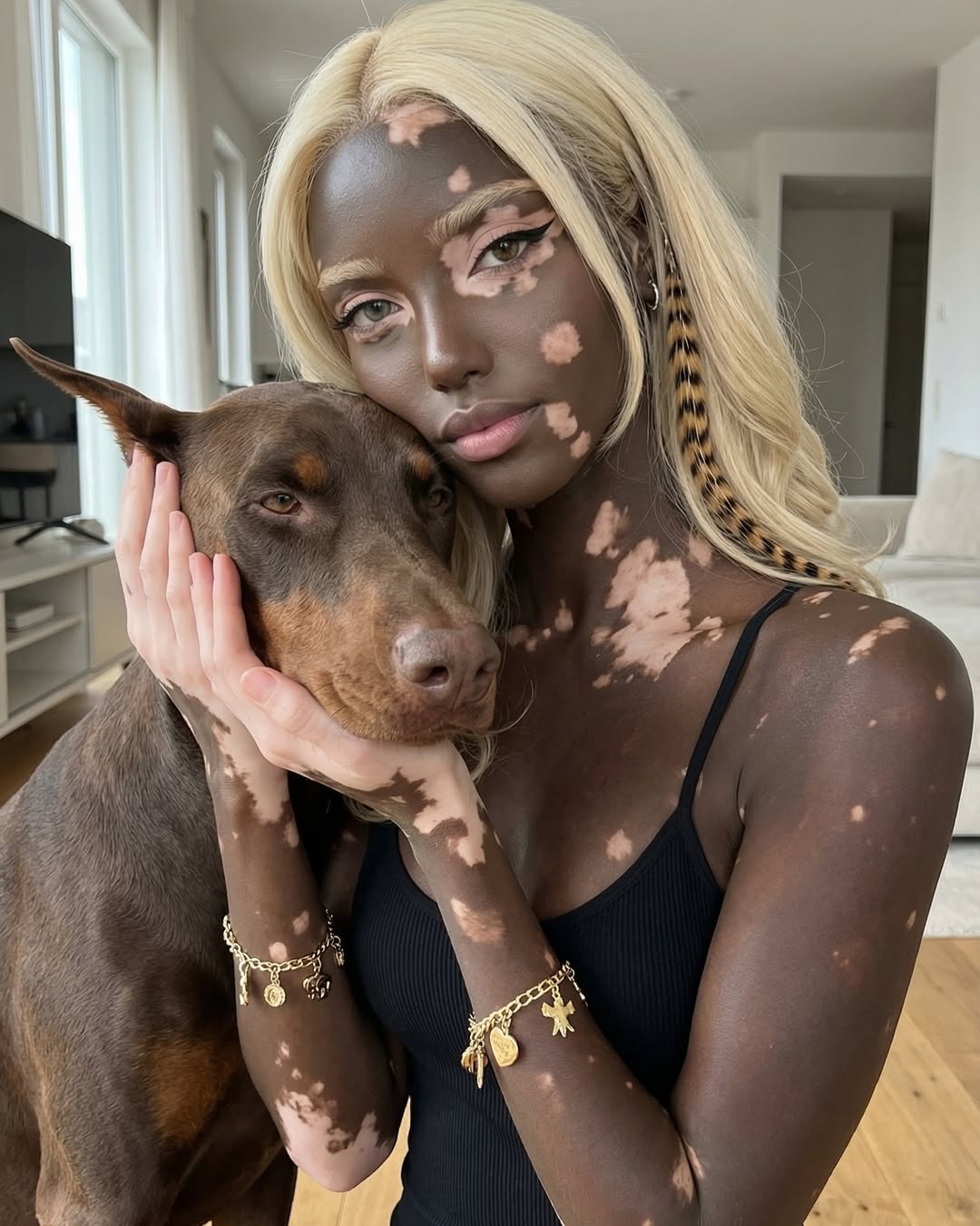 백인-엄마와-백반증-있는-흑인-아빠-사이에서-낳은-딸-15-이미지