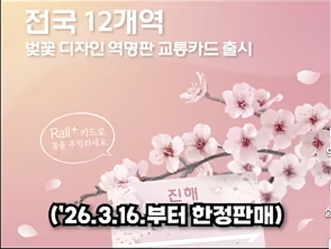 전국-12개역에서만-판매한다는-한정판-벚꽃-교통카드-1-이미지