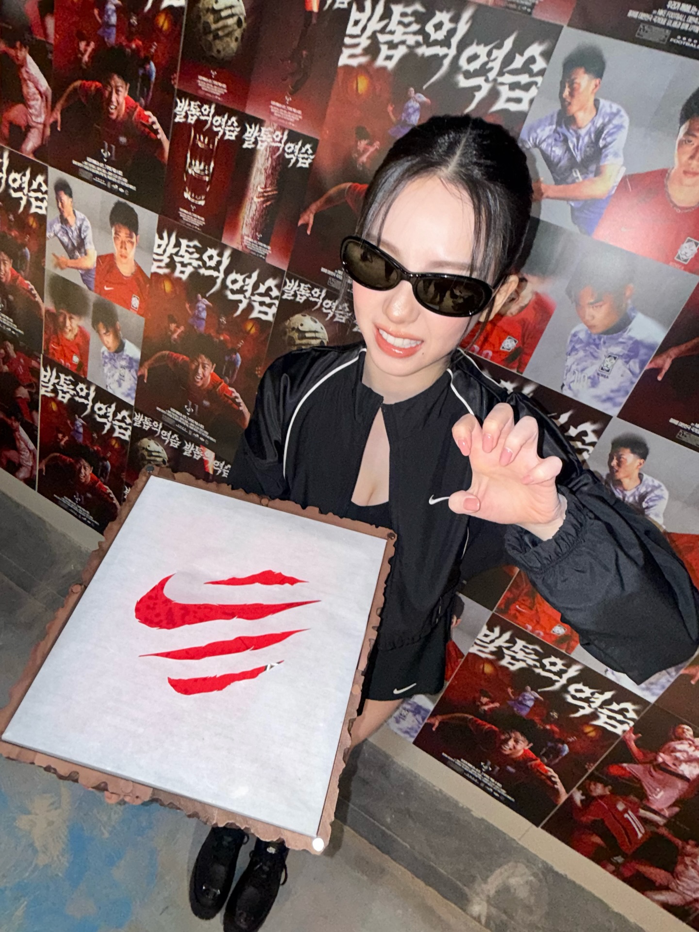 나이키-풀착장한-오늘자-카리나-인스타.jpg-8-이미지