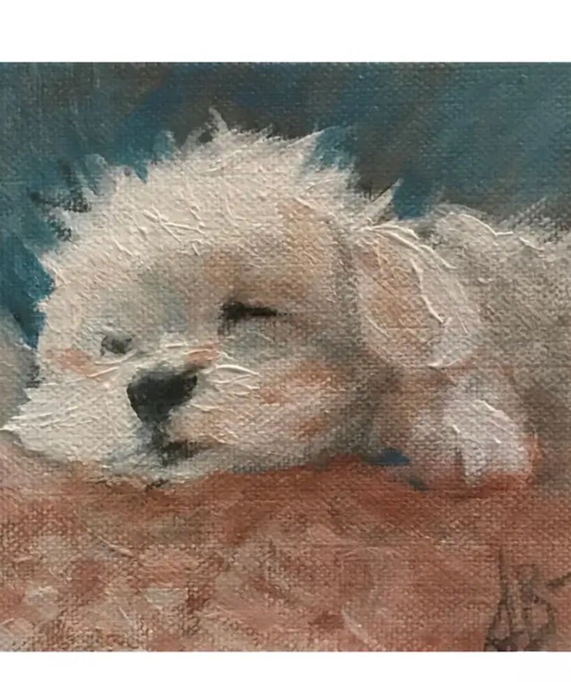 어느-화가가-그린-무지개-다리-건넌-자기-강아지-그림-2-이미지