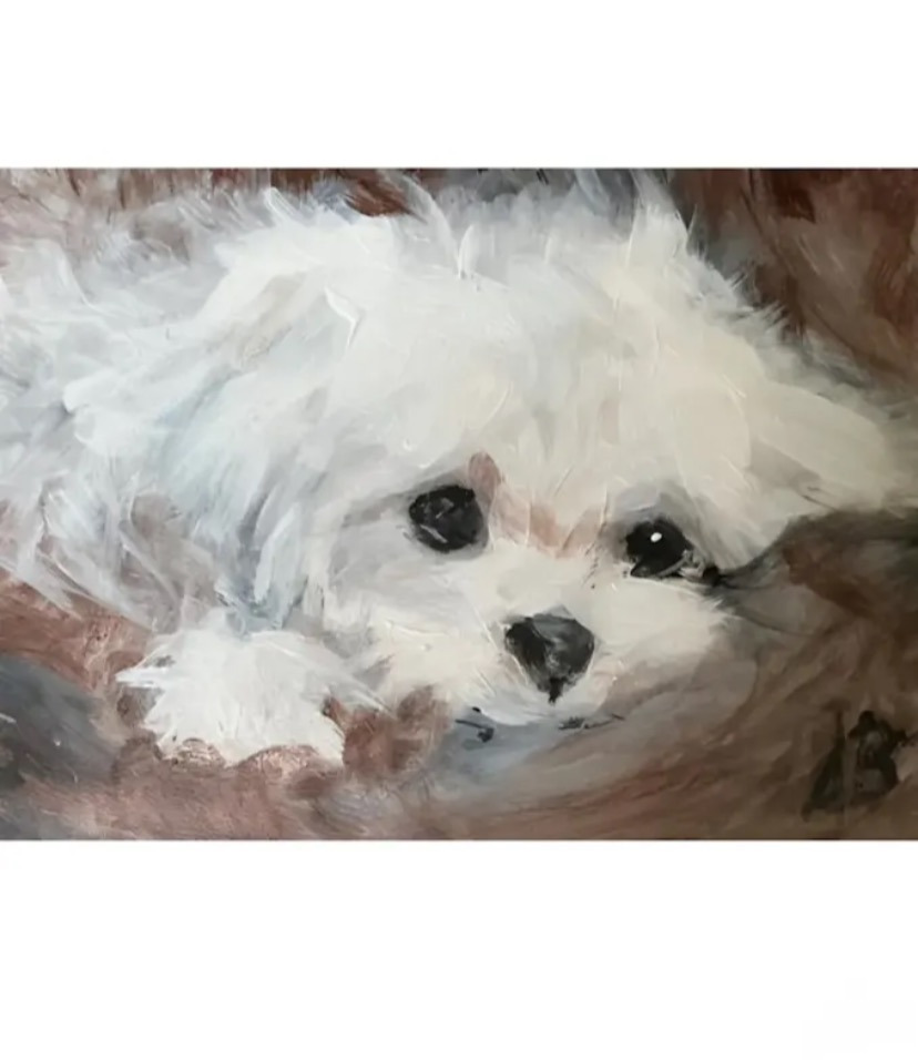 어느-화가가-그린-무지개-다리-건넌-자기-강아지-그림-3-이미지