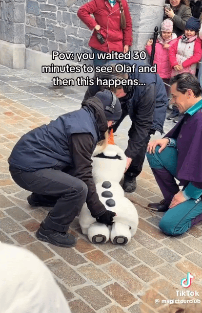 올라프-디즈니랜드에서-일하다-쓰러짐..-1-이미지