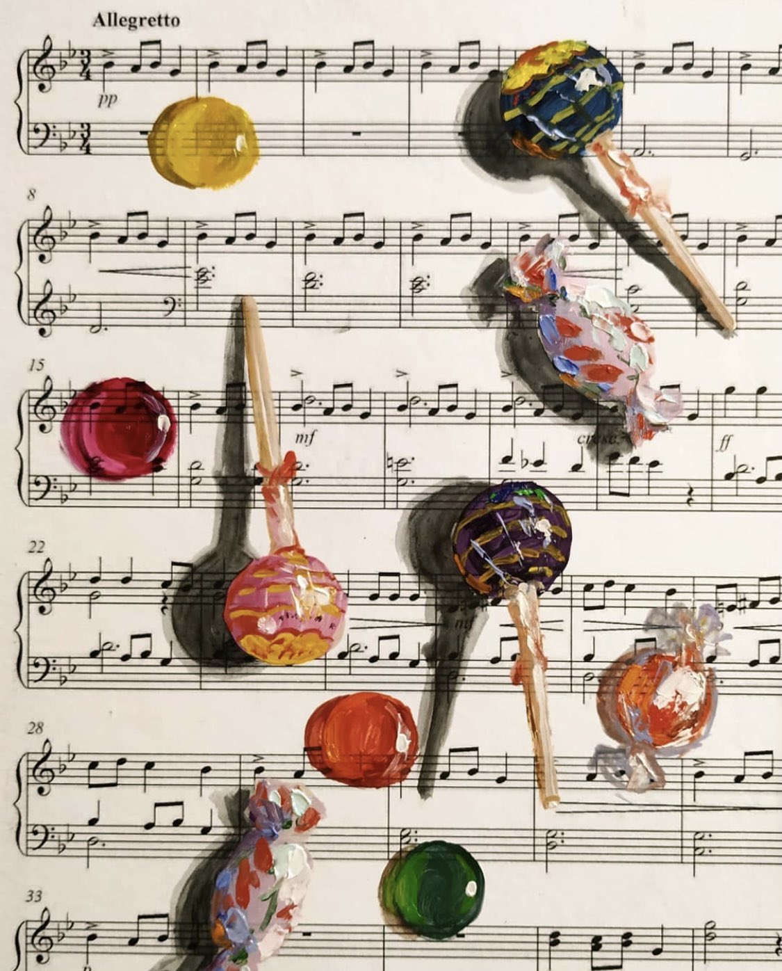 신문지랑-오선지에-그린-유화-그림이라는데-개미쳤음-3-이미지