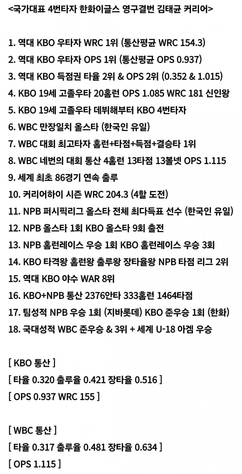 득점권의-악마-한화-김태균-vs-26-한화-주전-컴패리즌-3-이미지