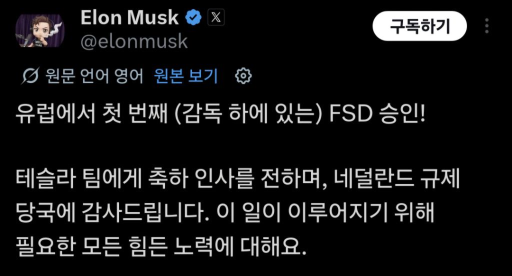 테슬라-FSD-유럽-최초-네덜란드-승인-성공-1-이미지