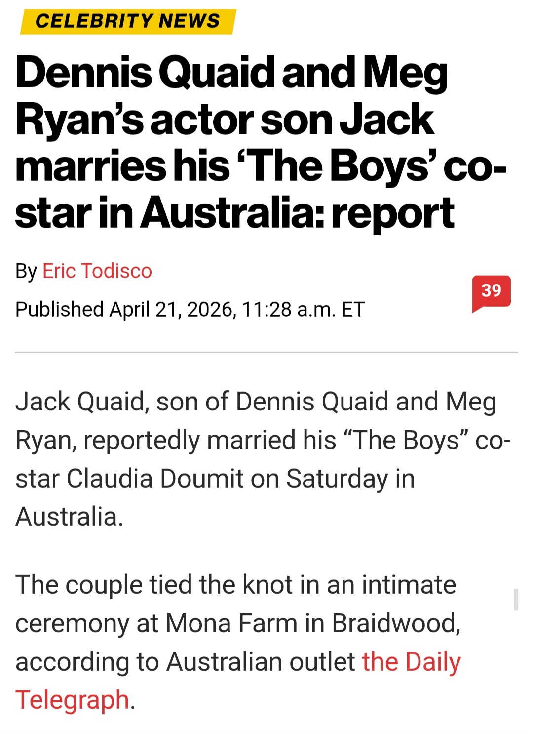 출연배우와-결혼한-미드-＜더-보이즈＞-남주-잭-퀘이드-0-이미지