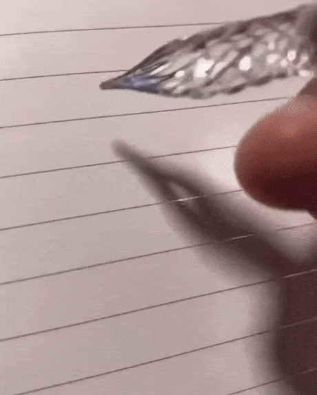 만년필로-쓴-반짝이는-글씨-0-이미지