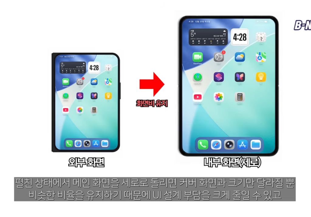 호불호-쎄게-갈릴것같은-아이폰-폴드-화면비율...jpg-13-이미지