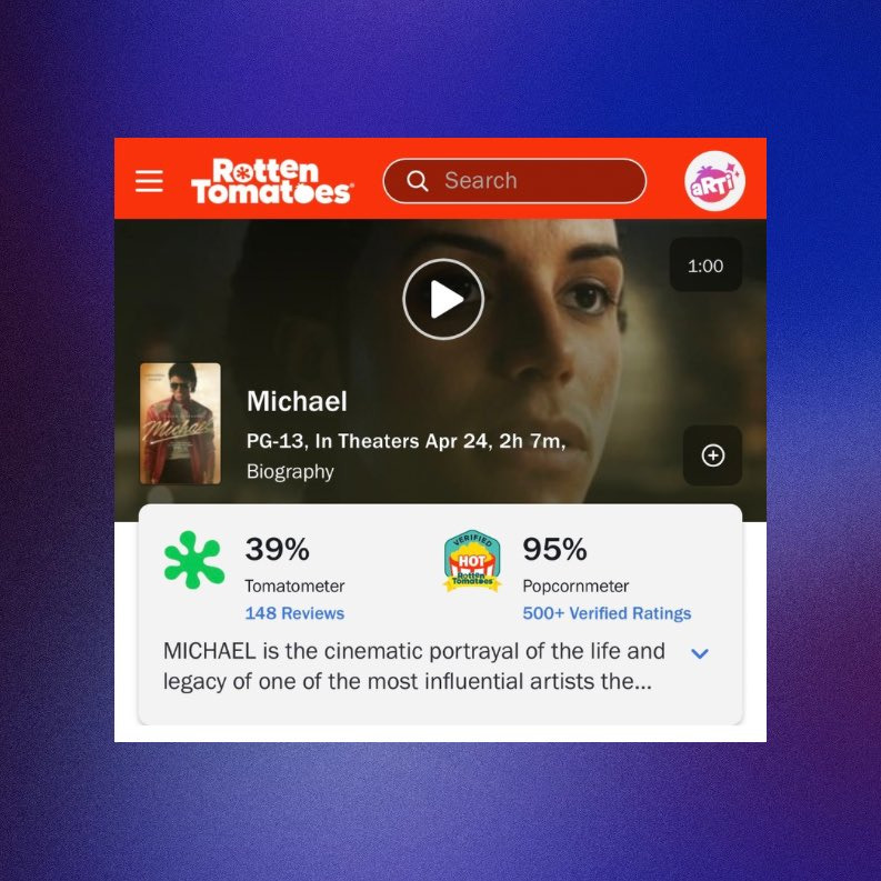 관객-점수에서-뒤집힌-영화-마이클,-로튼-지수.jpg-1-이미지