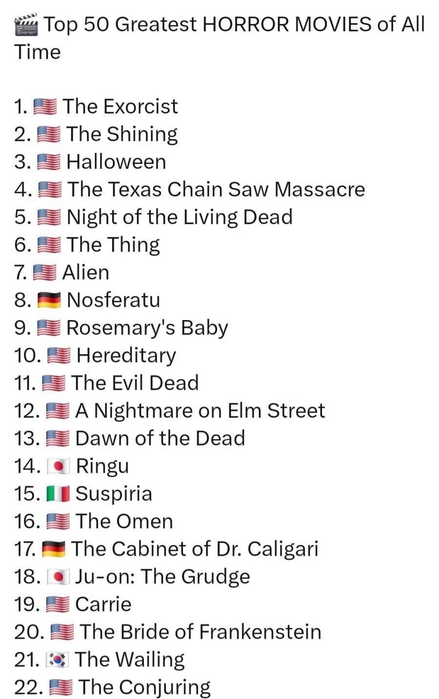 영화)-역대-최고의-공포영화-TOP-50-0-이미지